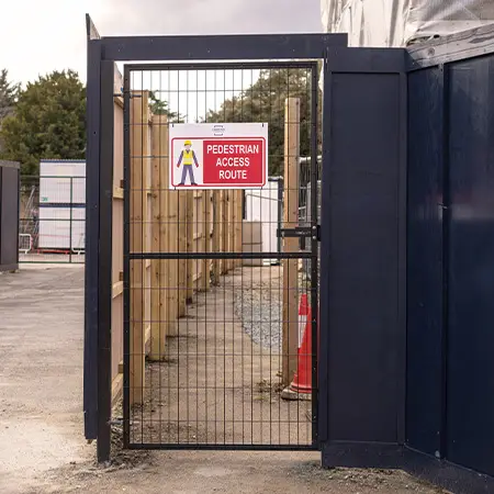 Pedestrian Temporary Site Gates